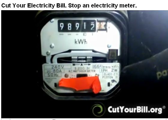 Controversial stop power company meter video screenshot