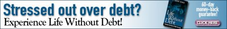 Eliminate stress of being in debt - Experience life without debt!